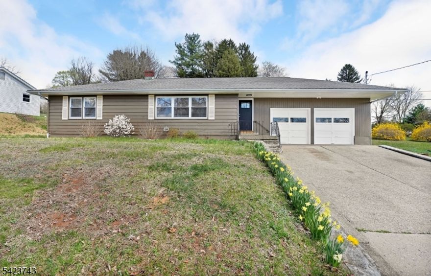 Updated Ranch on Nearly ½ Acre | Finished Basement | Clinton, NJWelcome to this beautifully updated 3-bedroom, 1 bath ranch, offering comfort, style, and a peaceful suburban setting in desirable Clinton, NJ.Inside, you?ll find gorgeous hardwood flooring throughout and a bright, refreshed kitchen designed for everyday living and entertaining. The home also features a finished basement, providing additional space for recreation, a home office, or flexible living needs.Set on nearly half an acre, the property includes an oversized garage and a spacious backyard?perfect for outdoor enjoyment, expansion, or creating your own private retreat.Ideally located with easy access to major commuting routes, this home offers the perfect balance of convenience and tranquility.Move-in ready with room to grow?bring your imagination and make it your own.