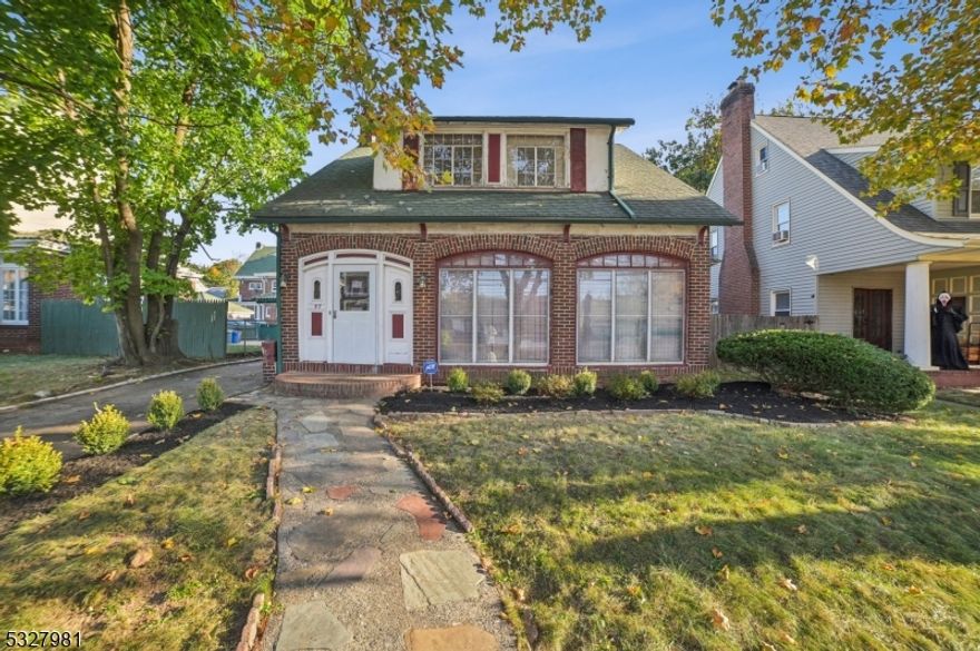 Back on the market?your opportunity awaits for this charming 4-bedroom, 2.5-bath colonial nestled in Newark's historic Weequahic neighborhood. Listed on the city's historic registry, this home exudes timeless character and offers incredible potential. Step inside to find original wood floors hidden beneath the carpets, French doors, and a high mantle wood-burning fireplace adding elegance to the formal living room. Adjacent, a formal dining room awaits, perfect for hosting gatherings and creating lasting memories. The foyer and California/3-season rooms feature floor-to-ceiling jalousie windows, flooding the space with natural light. The 1st floor bedroom or den, complete with easy access to a full bath, is perfect for multi-generational living. The kitchen features stainless steel countertops and appliances, ready to be restored to their full glory. Upstairs, three spacious bedrooms boast double cedar closets, offering ample storage. The finished basement adds versatility for a recreation room, laundry area, and workshop, while the detached two-car garage and mudroom add practicality. While the home requires updates, it's an ideal candidate for a 203K or renovation loan, allowing you to bring your vision to life. With its historic charm, spacious layout, and unique details, this property offers the perfect opportunity to create the home of your dreams. Great news: the oil tank has been removed with no environmental issues.Don't miss the chance to restore a piece of history!
