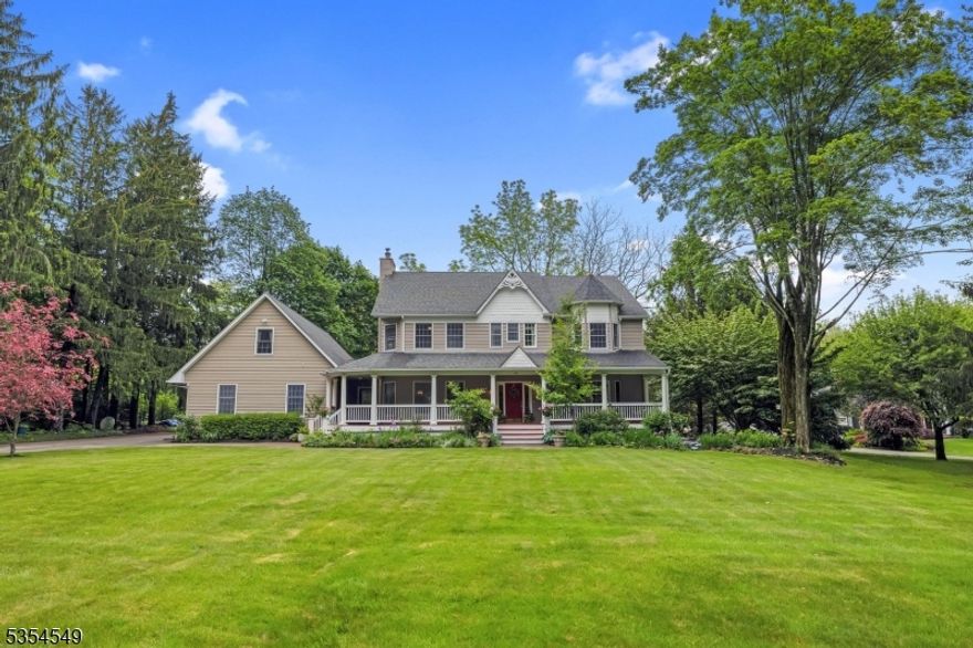 Welcome to an exquisite 4-bedroom, 3 full and 2 half bath residence in Randolph, NJ, where timeless elegance meets modern functionality. Enter through a grand hardwood foyer that flows into a cozy family room, anchored by a charming wood-burning stove. The formal dining room dazzles with gleaming hardwood floors, intricate crown molding, and bespoke window treatments, perfect for sophisticated gatherings. The living room impresses with 9-foot ceilings, plush carpeting, and a serene bay window. A gourmet chef's kitchen awaits, boasting quartz countertops, a stainless steel farmhouse sink, Caf  Series built-in appliances, a wine fridge, and elegant tile flooring. An oversized 4-car garage features two finished rooms above, ideal for a home office or creative studio. The luxurious primary suite offers a spacious walk-in closet, dual sinks, a stall shower, and a soaking tub for ultimate relaxation. Bedrooms 2 and 3 share a stylish Jack-and-Jill bath, while Bedroom 4 enjoys access to an updated full bath with marble flooring and a sleek oversized sliding-door shower. The finished basement provides an expansive game room and ample storage. Embrace outdoor living on the inviting front porch or rear deck, overlooking a level yard adorned with mature trees and vibrant landscaping. Nestled near Brundage Park, playgrounds, and public transportation, this home blends convenience with unparalleled refinement