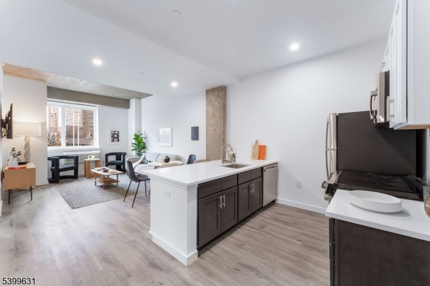 Experience Elevated Urban Living at Newark's Newest Luxury Mid-Rise. Welcome to The Mercer: a refined blend of industrial chic and modern comfort in the heart of Newark, NJ. This luxury mid-rise community redefines city living with spacious layouts, soaring ceilings, and striking exposed concrete accents that create an unmistakably upscale, urban aesthetic. Each beautifully designed residence features in-unit washer and dryer, sleek stainless-steel appliances, including a dishwasher, and oversized windows that flood your home with natural light. Thoughtful finishes and smart layouts ensure comfort, convenience, and style in every square foot. Step beyond your front door and enjoy an unmatched suite of amenities: State-of-the-art fitness center for daily workouts Co-working lounge perfect for remote work, collaboration, or quiet focus On-site caf, offering the ideal spot to start your day or unwind in the afternoon. This growing community is only getting better. Soon, residents will enjoy a full-service restaurant and an expansive roof deck, designed to offer stunning views and vibrant social spaces right at home.Perfectly situated near Newark's cultural destinations, transit hubs, parks, and dining, this building offers the ultimate blend of luxury, lifestyle, and location.Discover the next level of modern living right here in Newark.