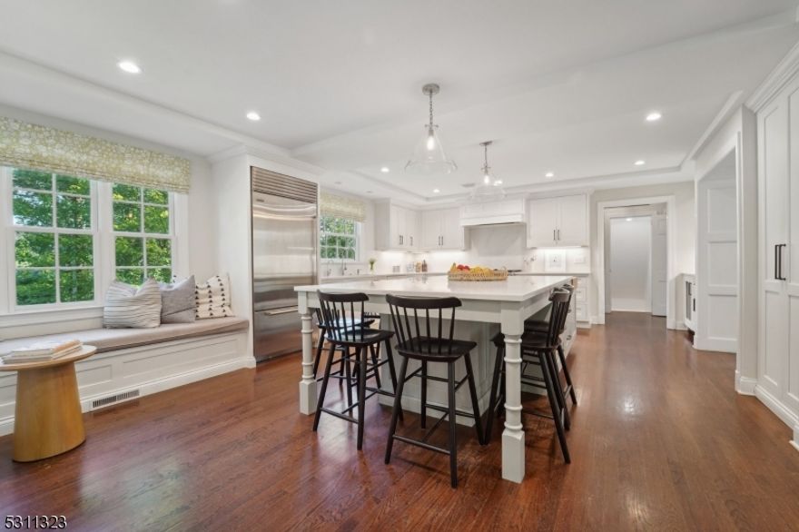 An exquisite lifestyle awaits at this beautifully renovated 5 bedroom, 5 full bathrooms and one half bathroom Colonial situated on a meticulously landscaped private lot in one of Madison's most premiere neighborhoods of the Hill section.  The heart of the home is the impressive custom chef's kitchen with oversized center island, which flows beautifully into the large family room and dining room that makes this home an entertainer's dream.  The first floor is completed by a massive living room, first floor guest ensuite with full bath, laundry room, and powder room. Upstairs is the incredible, light-filled primary suite with two walk-in closets and a large bathroom with a jetted tub and walk-in shower. Three additional spacious bedrooms are down the hall, one with an ensuite, and the other two bedrooms are joined by a lovely bathroom.The newly finished basement holds a home gym, a cozy spot to watch movies, and additional open space to suit all of your needs. The backyard provides the ultimate retreat with an outdoor fireplace and large paver patio. Close to town, Midtown Direct train to NYC, and Madison's top rated schools!  Fireplaces, chimney, and flue are in as-is condition.  No known defects.  BEST & FINAL ON TUESDAY, SEPTEMBER 17th BY 5PM.  Please refer to offer guidelines.