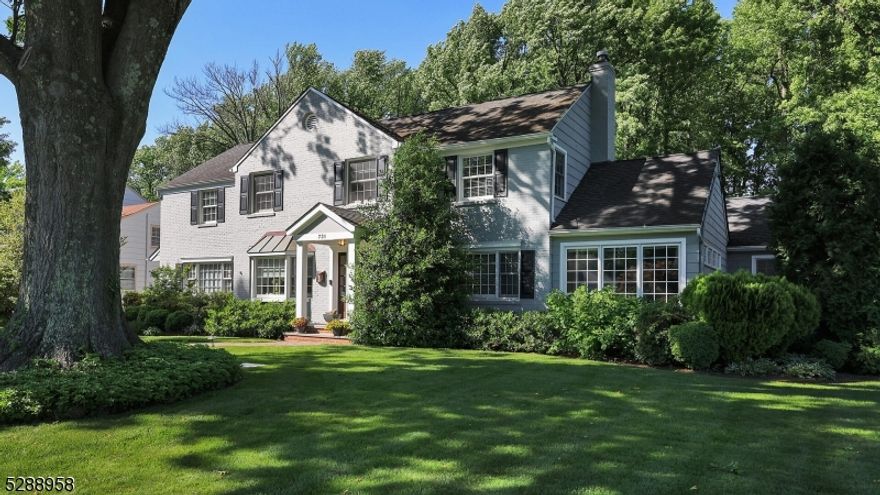 Welcome to this spectacular custom home located in the sought after section of Stonehenge in the South Side of Westfield. The moment you walk in, the pride of ownership is evident.The home was completely renovated in 2008. The main level welcomes you into the elegantly appointed formal living and dining rooms. The gourmet Eat-In Kitchen stuns with quartz & mahogany countertops, custom cabinets, center island w/pendant lighting, Kitchen Aid, Thermador & Bosch appliances, walk in pantry & sliders to beautiful brick/bluestone patio offering tremendous opportunity for ideal indoor-outdoor entertaining.The kitchen is also open to the family room (added in 2008),a striking room with high beamed wooden ceilings, fireplace & built ins.In this level one also finds a home office, & the most convenient mud room/garage entrance/laundry room combo! The 2nd level includes a guest suite with full bath, 2 additional bedroom with generous closet space that share the hall bathroom, an office nook, and the gorgeous primary suite with vaulted ceiling, abundant sunlight, custom walk-in "California Closet,  luxurious bathroom and comfortable sitting room with a gas fireplace. This home offers not one but 2 basements, one added in 2008 is the perfect space for a home gym, the other one the perfect space for a rec or play room with a half bath. The 3/4 acre property is breathtaking, the patio ideal for outdoor entertaining & the location ideal  within walking distance to all schools & Tamaques Park.