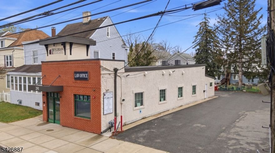 Rare opportunity to acquire a freestanding commercial property on Clifton's busy Crooks Avenue corridor with the added advantage of on-site parking for 10+ vehicles a scarce offering in this market. Currently configured as a professional office, the approximately 1,840 SF building plus full basement offers exceptional flexibility for owner-users, investors, or adaptive reuse opportunities. Ideal for professional office, medical, boutique retail, cafe, bakery, specialty food concept, wellness studio, showroom, or other owner-operated business uses (subject to approvals). The existing layout can be utilized as-is or reimagined into an open-concept format depending on end use. Full basement provides additional storage, support space, or expansion potential. With strong traffic exposure, signage visibility, and valuable off-street parking, this property presents a rare chance to secure a versatile commercial asset in a highly traveled Clifton location. Next door 287 Crooks Ave Clifton,NJ also for sale.