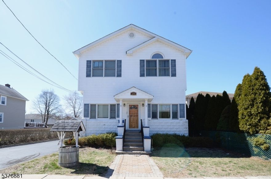 Beautiful expanded colonial home in a great town, offering large bedrooms with double closets, new floors, doors, modern kitchen and bathrooms, den/office and mud room. Large primary bedroom with balcony and walk-in closet. Good size private back yard, long driveway and one car garage, unfinished basement with laundry and utility area. This home also offers central A/C and a water softener. Close to transportation, shopping area, schools and houses of worship.