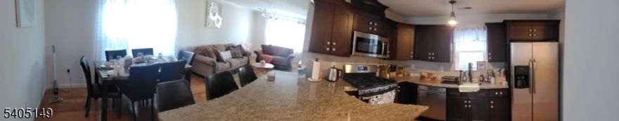 Spectacular 3 bedroom 2 full bath apt elegant second floor of a home built in 2019  Washer and dryer right in unit Walk in closet in Master Bedroom Suite and private full bat in Master bedroom suite  wood and ceramic tiled floors chandeliers and fixtures modern and included Near all major highways  airport and mall.  Must see this to believe it! Central air to cool your summers... all gorgeous kitchen appliances stay. recessed lighting  throughout