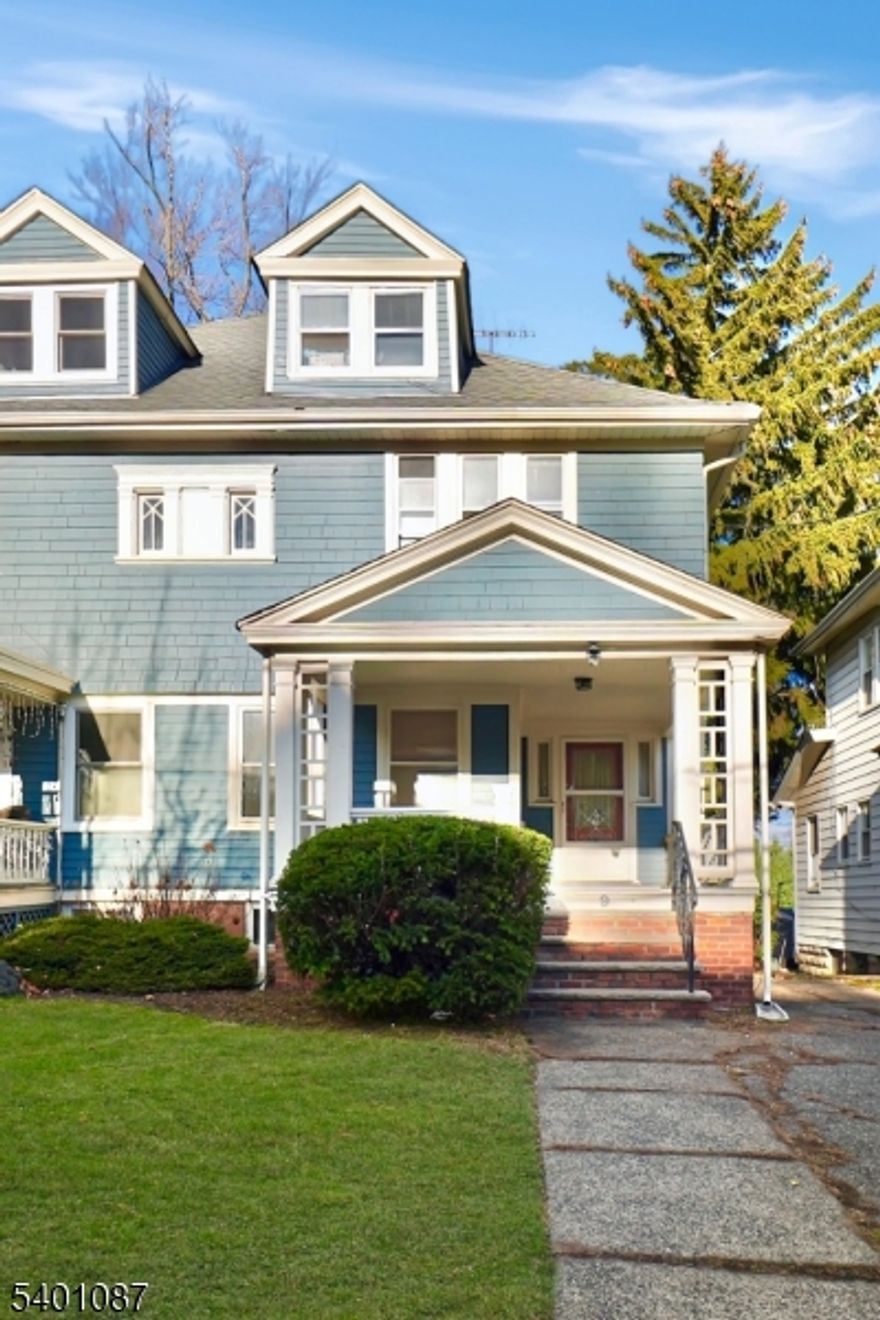 Fantastic opportunity in the heart of Montclair! This duplex home offers four levels of living space and is ideal for owner-occupants looking to build equity. The first floor includes a living room, dining room, and kitchen; the second floor features three bedrooms and a full bath; and the top floor offers two more bedrooms with an additional full bath. A walk-out unfinished basement with a half bath provides great expansion potential. Parking for multiple cars. Located in a highly walkable area near schools, parks, shopping, and NYC transportation. A perfect chance to renovate and create your dream home in Montclair.