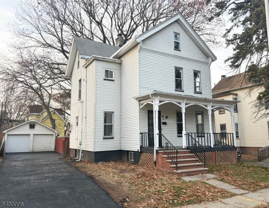 Welcome to this well-kept 5 bedroom, 1 full bath home offering charm, updates, and tremendous potential. Featuring a renovated kitchen and updated bath, this property blends modern comfort with classic character. The home includes two wood-burning fireplaces, perfect for cozy evenings, and a welcoming front porch to enjoy your morning coffee. All new windows provide excellent natural light and energy efficiency throughout. A nice-sized unfinished walkout basement with laundry hookups offers an incredible opportunity finish it to create additional living space, a recreation room, or in-law suite. The walkout leads directly to a spacious backyard, perfect for entertaining, gardening, or relaxing outdoors with a storage shed. Car enthusiasts and hobbyists will appreciate the detached 2-car garage, along with a newly paved driveway that can fit up to 5 cars in length. The home is equipped with gas radiator heat, known for its warmth and reliability. This property is ideal for anyone seeking space, upgrades, and room to grow. Don't miss out schedule your showing today! Plenty of space to add 1-2.5 baths.
