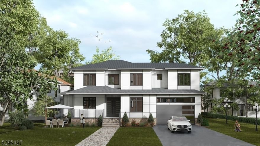 Welcome to this exquisite 6BD, 5.5BA custom Colonial home with over 4600 Sq ft across 3 floors set on a quarter acre lot. Upon entering, you are greeted by a grand 2-story foyer, flanked by a formal Liv Rm & a formal Din Rm. Features include wide-plank Eng. hardwood flooring throughout, complemented extensive trim work & custom millwork. The kitchen is a chef's dream, featuring high-end stainless steel appliances, large center island w striking one-sided waterfall design, quartz countertops, pantry & ceiling-height cabinetry. The inviting Family room is adorned with a cozy electric Fireplace and opens up to a flat backyard. Completing the 1st floor is a bedroom, full bathroom, a powder room and a 2-car garage ensuring ample space for vehicles and storage. Ascending to the 2nd floor, you will find 4 spacious bedrooms, 3 beautiful bathrooms, & laundry room. The primary suite is completed with generous walk-in closets, balcony & a spa-like bathroom with soaking tub, stall shower, & dual sinks. The fully finished basement with a large Rec rm, home office, bedroom, full bathroom & extra storage.. 10-YEAR BUILDER'S WARRANTY