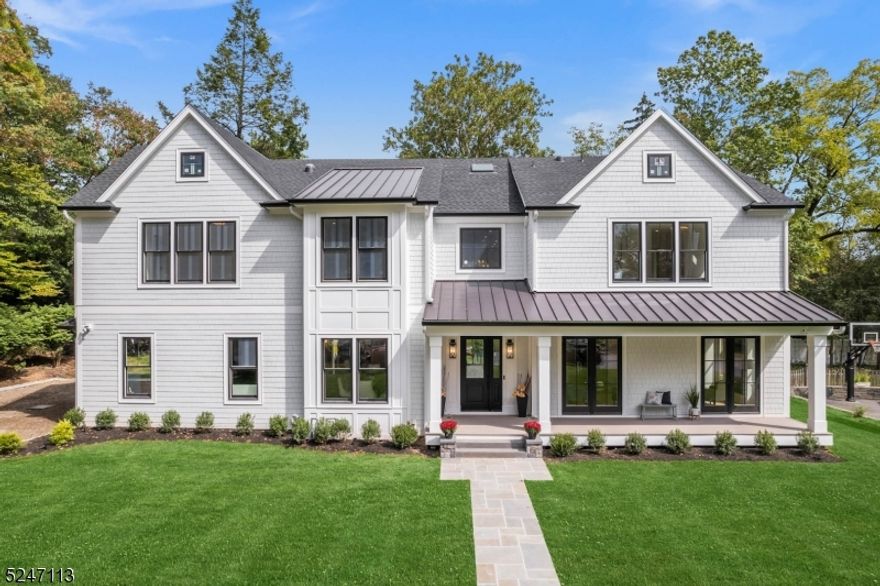 REDEFINING LUXURY: BRAND NEW HOME IN SHORT HILLS READY FOR POSSESSION! 7000+ sqft of architectural delight by Tom Baio AIA and Talberg Designs. 7 beds, 7 full 2 half baths, and home offices. Majestic 2-story foyer, oversized windows, skylights, LED lights, white oak floors & designer fixtures. Large vaulted living room: self-venting fireplace, cafe-style French doors. Gracious dining room. Butler's Pantry: Fisher Paykel dishwasher, extra wall storage, XO beverage cooler, glass rinser sink. Chef's kitchen: custom cabinets, 48 Wolf stove, Sub Zero freezer & refrigerator, Wolf ovens, workstation sink, enormous center island, walk-in pantry, & mudroom. Double-story sun-drenched family room. First-floor guest suite. Harmoniously designed second floor: 4 en-suite bedrooms, oversized laundry room, grand primary suite with bonus home office/nursery, 2 walk-in closets. Marble primary bath: heated floors, two 48 vanities, designer mirrors, private WC, shower & soaking tub. Third floor: en-suite bedroom, home offices & rec room. Spectacular basement: Rec room with bar, 7.1 wired home theater, wine room, home gym, en-suite bedroom, powder room, plenty of storage. Flat backyard, room for a pool. Poured concrete foundation, new underground electric connection, new sewer, underground sprinklers, pre-wired speakers, huge patio, generator-ready, custom-fitted closets. 10' ceilings. Exemplary location next to Hobart Field, very close to NJ Transit, Millburn downtown & top-rated schools.