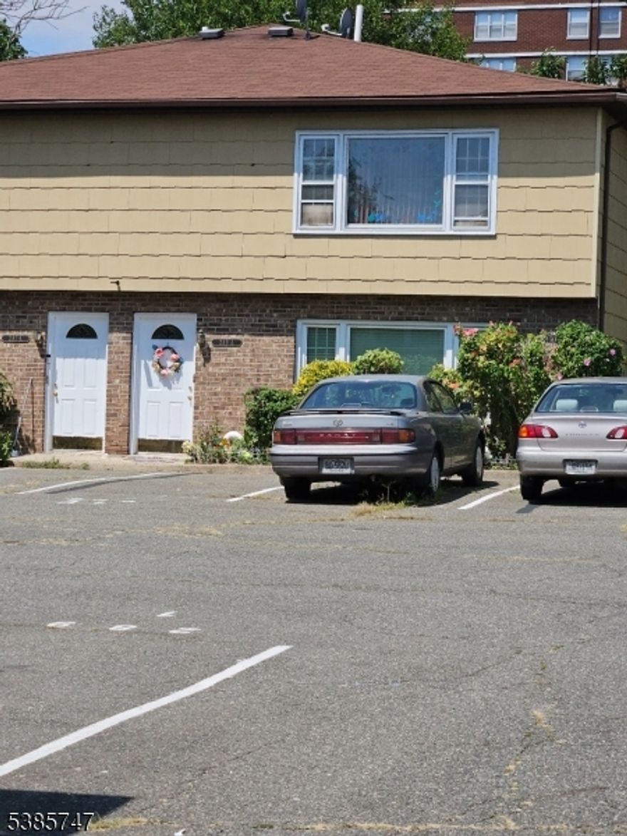 GREAT LOCATION NEAR   THE LIGHTRAIL TRAIN, BERRY LANE PARK, ARLINGTON PARK , 3 MINUTES FROM LIBERTY PARK AND EXIT 14B ON THE NJ TURNPIKE. GATED COMMUNITY OFF OF CLERK STREET W DESIGNATED PARKING AND GUEST PARKING. PROPERTY NEEDS SOME LOVE AND UPDATING. NICE SIZE BEDROOM. NOT FHA APPROVED. CONVENTIONAL, HARD MONEY OR CASH ONLY. PROPERTY SOLD STRICKLY AS IS THERE WILL BE NO REPAIRS OR CREDITS. BUYER IS RESPONSIBLE FOR THE SMOKE CERT TO CLOSE.