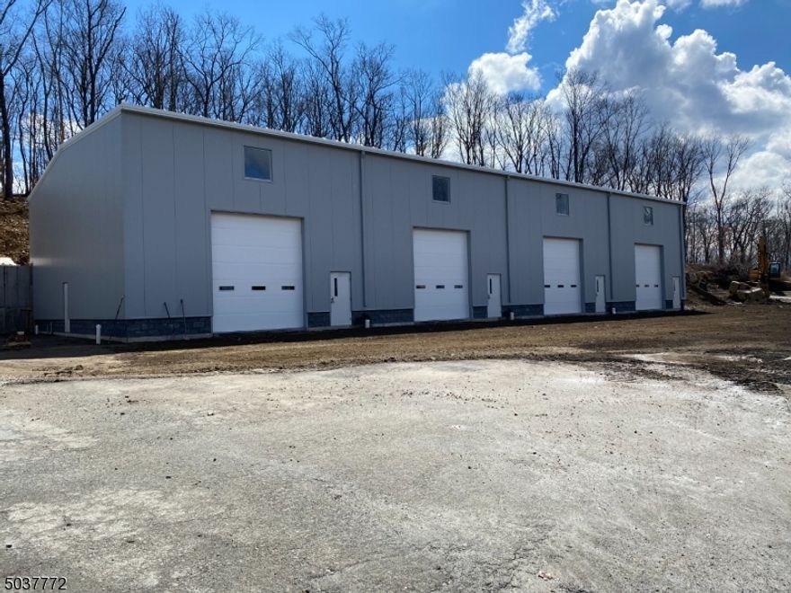 7,200+/- square feet of industrial shop space that is configured into four units of approximately 1,800+/- square feet each. Two end units are available. Potential mezzanine office space. Great location access with easy access to the Sussex County market and Morris County with Interstate 80 just minutes away. Permitted outside storage subject to landlord approval.