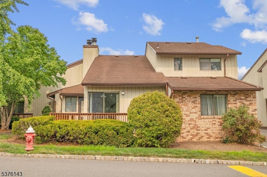 FULLY RENOVATED TOWNHOUSE IN GATED BELANTRAE GREENS COUNTRY CLUB-LIKE LIVING COMMUNITY WITH HEATED SWIMMING POOL, TENNIS/PICKLE BALL COURTS AND BASKETBALL COURT. NEW KITCHEN WITH GRANITE COUNTERTOPS AND STAINLESS APPLIANCES. FAMILY ROOM WITH WOOD BURNING FIREPLACE. LARGE OPEN LIVING ROOM WITH VAULTED CEILING AND GLASS SLIDERS TO L-SHAPED WRAPAROUND DECK. SPACIOUS PRIMARY BEDROOM WITH TWO WALK-IN CLOSETS & HUGE, LUXURIOUS BATHROOM WITH DOUBLE SIZED SHOWER WITH RAIN HEAD AND ROLLING BARN-STYLE DOOR, SPACIOUS 2ND BEDROOM AND ADDITIONAL FULL BATH ON 2ND FLOOR. FULLY FINISHED BASEMENT WITH WASHER AND DRYER. ALL NEW TILE & LVP FLOORING, ENTIRE UNIT FRESHLY PAINTED & ATTACHED GARAGE. FANTASTIC LOCATION, CLOSE TO RTS 10, 46, 287, 24, 78 AND 80!DECK BOARDS WILL BE REPLACED AND PAINTED AS NEEDED BY ASSOCIATION.LANDLORD IS IN THE PROCESS OF OBTAINING ADDITIONAL WINDOW SCREENS.