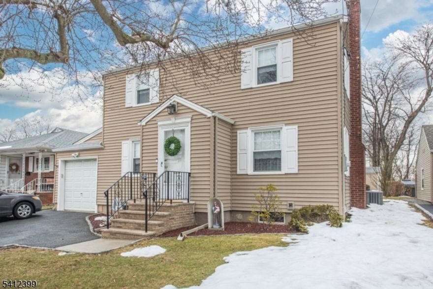 Immaculately maintained 3BR, 1.1BTH Colonial located in the desirable Allwood neighborhood. LR features hardwood floors and gas FP. DR is conveniently located off the kitchen and has hardwood floors. Kitchen has oak cabinetry with pullouts. Family Room has sliders leading to the backyard and a convenient half bath. Primary BR has hardwood floors and two closets. CA is only two years old. Beautiful backyard with a screened in gazebo. Unfinished basement with loads of potential. Attached one car garage. This home is conveniently located near schools, shopping, NYC transportation and major highways!