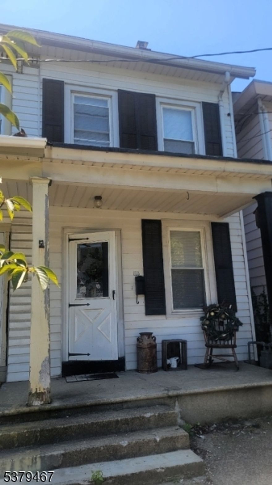 Well Maintained Colonial Style 1/2 Duplex! Living Rm, Dining Rm, Eat-In-Kitchen w/ Gas Range, Laundry Rm, & Powder Rm on First Floor! Bedroom, Sitting Rm w/ Closet (currently used as a walk-thru BR), Bonus Rm (currently used as closet), & Main Bath on Second Floor! Walk Up Third Floor Attic! Electric Heat in Laundry Rm & Powder Rm. Oil Hot Water Heat in Remainder of Home. Private back yard with brick paver patio! Garbage removal included! Tenant Occupied! Potential Investment Property!