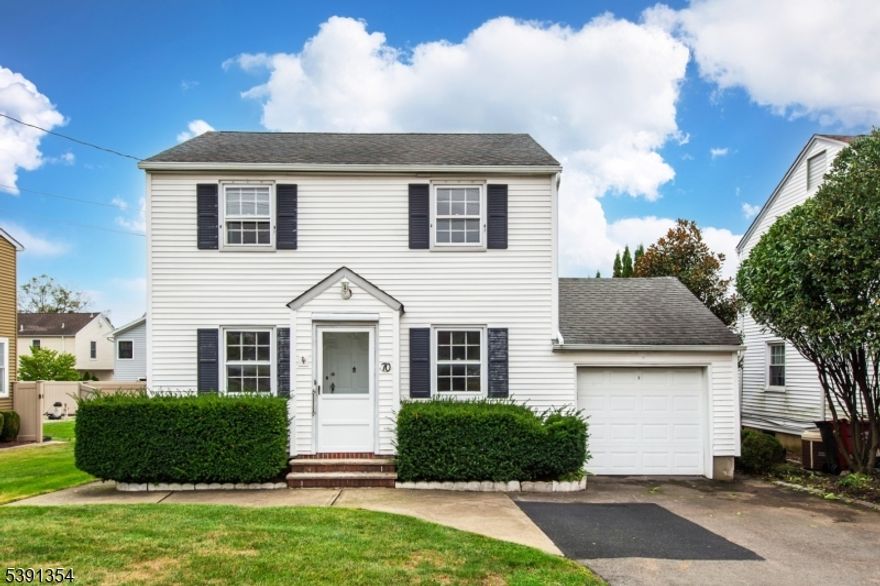 Fall in love with this charming two-three bedroom Colonial, located on one of Nutley's most desirable streets. Be the first to occupy this home since it was completely refurbished from top to bottom. This home features an airy, new kitchen, spacious family room, and ample closet space. The basement includes plumbing for a future full bath, plenty of storage and endless possibilities. Conveniently located near schools, parks, shopping and major transportation. Start creating your lasting memories.