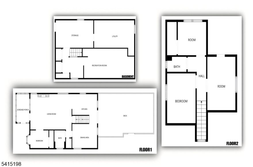 Beautiful three-bedroom, 1.5 bath home with office/bonus room in a friendly, sought after neighborhood. The first floor welcomes you with a bright, windowed porch perfect for sunset views, leading into a spacious living room that opens to a modern kitchen, featuring thoughtful storage solutions and a separate prep sink. Appliances are included! A dining room, office/bonus room, and full bath complete the main level. Three bedrooms and an updated half bath are located on the second floor, providing privacy and comfort.The partially finished basement offers a fully furnished entertainment area with two wall-hung TVs, perfect for hosting big games! The dedicated laundry room comes with one-year-old washer and dryer and has plenty of closet storage. Additional storage space is also available in the unfinished basement.The backyard oasis is designed for relaxation and entertaining. This space features a covered hot tub with stone-top bar, covered outdoor sectional, and additional seating with an outdoor television.Located just a short walk from North Arlington?s schools, shops, and public transportation. Major upgrades include a 4-year-old roof with lifetime transferable manufacturer and contractor warranties, new vinyl siding, new driveway and upgraded 200-amp electrical service. Many items will remain, making this home truly move-in ready!