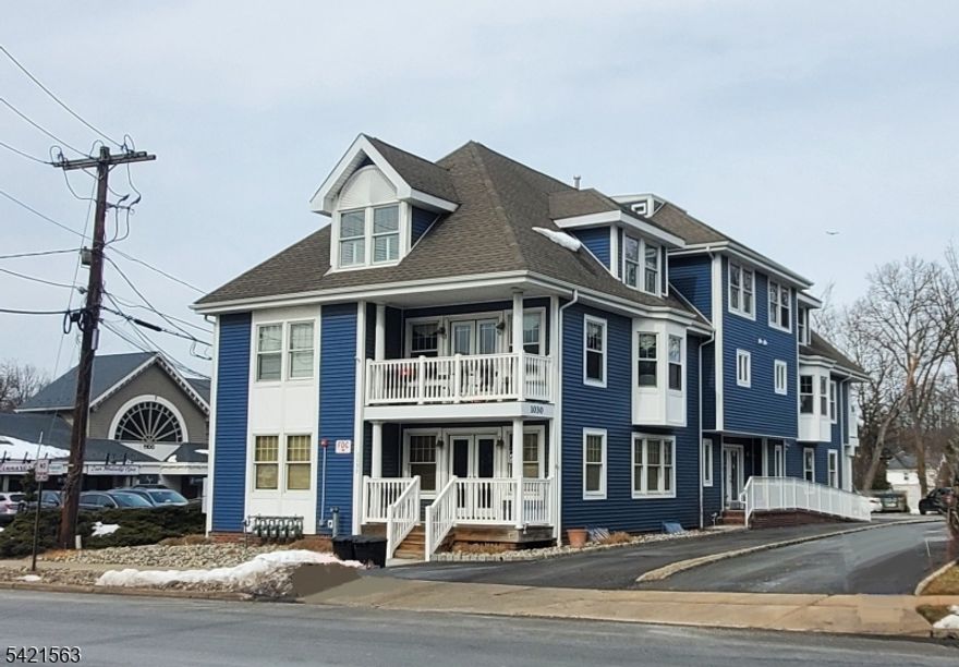 Mixed-use Gem! Exceptional opportunity to live in either the Penthouse apartment, or one of the 2nd floor apartments, while enjoying rental income from 2 apartments and 2 ground-floor commercial units! This well-maintained mixed-use building in prime Westfield location offers strong income potential with both residential and commercial tenants. All leases are up for renewal except one commercial unit which lease ends Feb 2028. The building features two commercial units, two residential units with each 2 bedrm. 1.1 bathr., balcony and in-unit washer & dryer, and a 3-bedroom Penthouse apartment with 2 full bathr. open floorplan, gas fireplace, screened in balcony/porch, grand primary suite and in-unit washer & dryer. All are currently rented well below market value. Total Net Operating Income (NOI) of $186,661 annually, resulting in a 7.47% Cap Rate. (See included financial docs for more details). Units include premium features such as hardwood floors, modern open floor plans, Gym in building, Central AC, Laundry in-unit, handicap accessibility, elevator, dedicated parking. Bus to NYC stops in front of building. Walking distance to schools, NJ Transit & shops. Close to Westfield downtown and the downtown areas of Fanwood and Scotch Plains. Please note that indicated taxes for land assesment and total assesmenton in this listing are for the 3rd floor Penthouse apartment only. For complete info on all units combined see media for additional docs regarding financials & info.