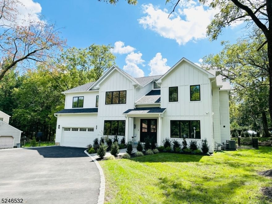 New luxurious home by Fernway Builders sits on a .6 acre cul-de-sac, has spectacular views of a private golf course, boasts over 6,800 sq ft of living space 6 Beds & 6.5 Bath. The 1st floor features double story entry foyer, formal dining & living room, two-sided butler's pantry a double story FR that connects to outdoor Covered Porch. This floor boasts large kitchen with Thermador appliances, oversized quartz countertop island, custom cabinets, walk in pantry, breakfast nook, island fireplace. This level has in-law suite, powder room, closet, mudroom, 2 car garage. A grand stairwell with floating stairs connects the other 2 levels of this home.The second floor offers a spacious primary suite, his and hers WICs, a spa inspired primary bathroom that has heated floors & a private balcony. This level also has three generously sized bedrooms that have their own bathrooms / WICs. The floor also features a high story loft, large laundry room w/ linen closet, office / prayer room.The fully finished lower level has 9' ceilings, media room, gym, nanny suite with windows and washer / dryer hookup, wet bar. The rec room is 50' long with access to walk-up stairs. The entire lot is landscaped with irrigation systems.Exclusive features: island fireplace, grand stairwell, covered outdoor porch. Check builder's site for full details - Fernway Builders