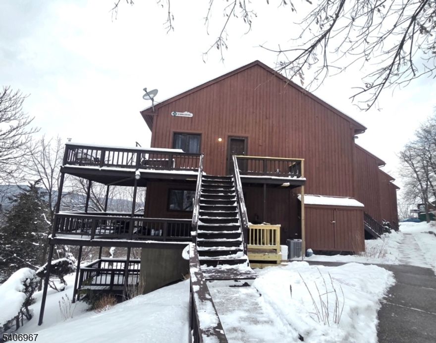 Looking to purchase a mountain getaway or just to escape from the hustle and bustle of suburbia?    This is a 3 BR condo in Great Gorge.  Can also be good investment opportunity for an Air B&B or rental unit.   Walking distance to skiing.  When the snow melts and temperatures rise, take a dip in the summertime pool.   Central A/C, updated kitchen and appliances.  XL sunlit LR/DR with spiral staircase to the XXL loft and generous hidden storage.  Sit outside on your private deck and enjoy the 4 season mountain view while eating your grilled dinner.  Pets are welcome.