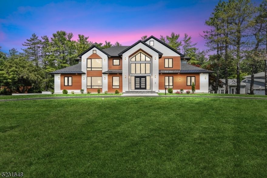 Boasting over 8k square ft of luxury living, this modern contemporary is not one to be missed.Located in the highly sought after Coventry section of Livingston, this Architecturally distinctive 2023 smart home was designed & built by award winning NJGCB, a local design/build firm vetted by NJ Builder Assoc & Forbes Council. Resting on over three-quarters of an acre, enjoy the ultimate indoor/outdoor living as sunlight pours in through the expansive bifold European doors.You will be thrilled with the chef's kitchen, fully loaded w/all the bells & whistles.The formal living room spills into the dining room where you'll find a wet bar & double sided fireplace.This home offers two convenient master suites, one on the first floor and features two walk-in closets and a spa-like bath w/heated floors. Five additional bedrooms, including a second primary suite, are nestled on the upper level. There is a seventh bedroom in the finished, walkout basement, along with a recreation room, gym, media room, and sauna. Outside, the deck easily supports dining and entertaining, while the backyard is beautifully landscaped and private. A large heated in-ground pool & spa w/deep plunge are the focal points of the yard, and the encircling patio offers plenty of space for lounging around and soaking up the sun. Built with the finest quality high tech European materials & finishes for maximum comfort, energy efficiency & carefree maintenance. No expense was spared in the making of this fine home.