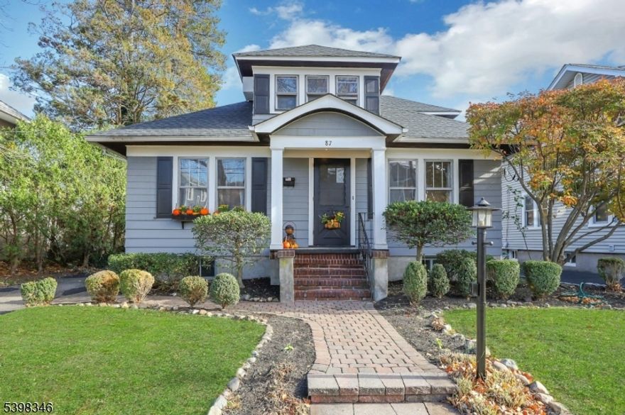 Come home to timeless character and endless possibilities in this charming Craftsman. Sunlight fills the inviting living room with beautiful wood trim and hardwood floors that flow throughout, leading to a spacious dining area perfect for gatherings. The kitchen is light and bright with a stunning bay window ideal for morning coffee and offers exciting opportunities for expansion.The first floor features three bedrooms, including a versatile front room for an office or sitting area, plus two additional nicely sized bedrooms. Upstairs, the private primary suite offers a full bath and an electric fireplace for a warm retreat.The full-sized unfinished basement provides incredible flexibility: half for storage and utilities, the other half ready to become a home gym, office, or even a play area. Outdoors, enjoy a beautifully landscaped yard with vibrant flower beds, lush greenery, and a convenient sprinkler system to keep everything thriving perfect for relaxing under the pergola or entertaining in your own private oasis.Located in the sought-after Hawthorne neighborhood, this home offers easy access to parks, schools, shopping, and transportation.