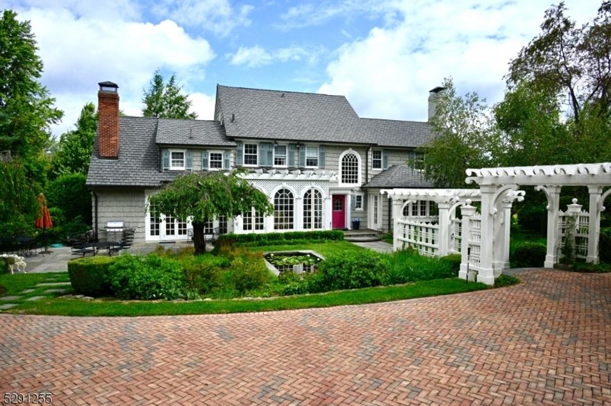 Just 30 minutes outside NYC, on 2 pristine acres sits a 4 BDRM 3 1/2 Bath Center Hall Colonial, in the quaint town of Wyckoff. This home offers everything you are looking for. Wrapped in original moldings the first floor offers a FR with wood Fireplace, Modern Eat In Kitchen with top Of the line appliances, FDR complete with working butlers bell, FLR with gas fireplace and half bath. Finish up the first floor with a screened in porch and a cozy sun room. Head upstairs to the second floor via either of the two staircases where you will find 4 bedrooms with 3 full bathrooms. Primary Bedroom complete with primary bath. Just upstairs you will find a bonus room perfect for relaxing or a home office. Full unfinished Basement with laundry room completes this home of endless possibilities. Walk the large property to find a spectacular koi pond, beautiful pool, gardens and fields. Upgrades: Baths(2022), Roof(2016) Copper Gutters(2016), Pergolas(2019), H2O Heater(2024) NEW SEPTIC 2024!