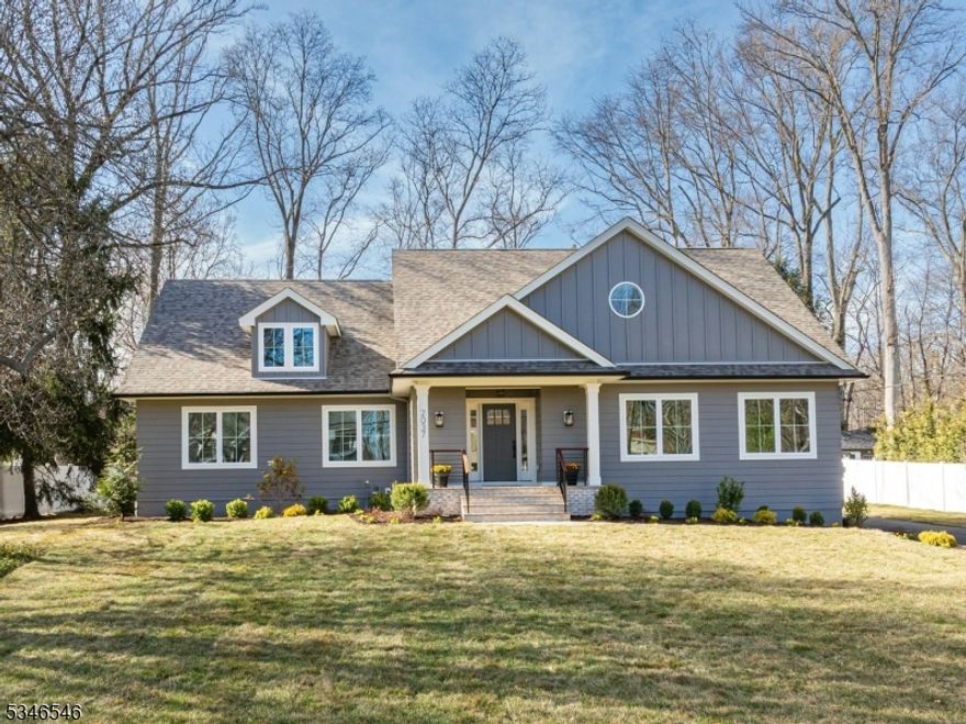 Experience unparalleled luxury in this exquisite 5bdr, 4.1ba Colonial by Needle-Point Homes, set on a beautifully landscaped .5 acre lot in the prestigious Parkwood neighborhood. A grand 2-story foyer welcomes you, leading to a spacious living/great rm w/a soaring cathedral ceiling, recessed lighting &abundant natural light. The elegant dining rm, featuring a tray ceiling, is perfect for memorable entertaining. The gourmet kitchen is a chef's dream, offering a spacious center island w/prep sink, thick Quartz countertops, premium ss appliances, 2nd oven & custom walk-in pantry w/butcher block shelving. Sliding doors open to a beautifully designed patio, creating a seamless indoor-outdoor experience. The inviting family rm showcases a striking fireplace, providing both ambiance + warmth. 2 1st flr bdrms w/double-door closets are complemented by a thoughtfully designed full bath. A stylish powder rm, appointed w/sleek fixtures, serves the 1st fl. The laundry rm includes an oversized sink, ironing counter+space for a 2nd refrigerator. Upstairs, the primary suite impresses w/a sitting rm, WIC &spa-like bath w/dual sinks, an oversized shower, private water closet + linen closet. 2 additional bedrms share a bath w/a soaking tub, stall shower+dual sinks. The finished basement  is an entertainer's dream featuring a spacious rec rm, wine fridge, dry bar cabinetry w/ floating shelves, full bth & storage. A 2 car garage w/mudroom hooks, bench+security system complete this gem.