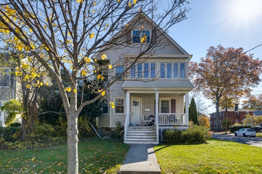 Updated upstairs unit in a charming 2 family home is NOW available! This unit has THREE bedrooms, an updated kitchen and bath, and plenty of natural light. This 2nd and 3rd floor unit offers a large kitchen, living, and dining room, a bedroom, full bath AND a bonus space for an office/playroom on the 2nd level, and the 3rd level has 2 bedrooms and an open lounge space as well. Laundry is in the building in the shared basement. The unit offers one driveway parking space and plenty of on-street parking. This property is located approximately 0.6 miles to the Cranford Train Station and is extremely convenient to shops, downtown, parks, and schools.