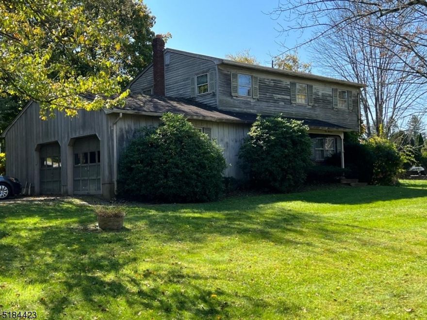 Opportunity Awaits! 4 Bedroom, 2.5 Bath Colonial with 2 Car Garage & Full Basement in need of TLC. Great Location & Nice Size Corner Lot. New Oil Furnace. Hardwood on all Floors. Close to Schools, Shopping & Parks. Home Being Sold Strictly in "As-Is" Condition. 3 Bedroom Septic as verified by Mt Olive Township.