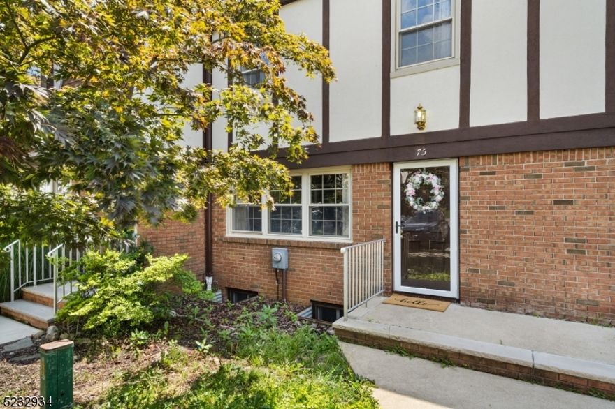 This townhouse is the one you've been waiting for! A meticulously renovated 2 bedroom 1.5 bathroom Stedwick Village One townhome w/three floors of living! Hardwood floors throughout have been refinished in a beautiful jacobean stain & the whole house is freshly painted in Sherman Williams palette. Through the front door you will be greeted by a large living room which flows nicely into a formal dining room & spacious eat in kitchen. Kitchen is updated w/ALL NEW black stainless steel appliances. Kitchen has a backdoor that leads to the NEW deck ready to be stained your color of choice. Back inside, a powder room w/NEW vanity, porcelain floors and toilet rounds out the 1st fl. 2nd floor has two nice size 17x12 bedrooms w/double closets w/NEW barn doors, full bath w/NEW vanity, NEW tile floor, NEW toilet & jetted tub/shower combo. Bonus storage space in a walk-in hallway closet! One of the bedrooms has a pull down attic stairs. Hardwood fl throughout 1st & 2nd fl. Basement consists of family room & rec room, along w/a large laundry room w/NEW washer & dryer/storage/utility room w/NEW sump pump. Home also has a nest thermostat! Great location within the development. Home has great space to entertain guests inside or out! Two (2) assigned parking spots right in front! Plus, plenty of guests parking in this small 76 unit association. Mount Olive has so much to offer with top rated HS, parks, playgrounds, tennis courts & pool nearby. Welcome home to this easy living lifestyle!
