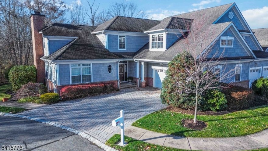 Discover exceptional privacy in this sun drenched upscale townhome located in the desirable Green Village section of Chatham Township. Nestled on a quiet cul-de-sac within the highly sought-after 55+ Melrose community, this residence offers a rare combination of tranquility and convenience.Boasting over 3,800 square feet of beautifully finished living space, the home provides generous room for comfortable everyday living as well as effortless entertaining. Ideally situated within this intimate community, the townhome occupies one of the most desirable locations set on a cul-de-sac and backing to private wooded views, offering exceptional privacy with no direct views of neighboring homes or buildings.The home offers a highly desirable first-floor primary suite with an ensuite bath and 2 walk-in closets. Also on the first floor is an eat in kitchen, open to the family room and dining room. The main floor hosts the office, mudroom laundry room and powder room too. The two car garage enters into the home and is located on grade! A very private deck overlooks the woods - a perfect space to relax, grill and enjoy the outdoors. The second level offers 2 bedrooms, 2 full baths, an office, and den with gas fireplace. The office could be used as a 4th bedroom if needed. The full unfinished basement is exceptionally large with high ceilings -ready for storage or can be finished down the line for additional living space.