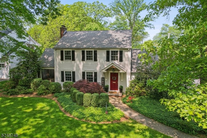 Picture-perfect home in the perfect location!  Bright and open colonial home in Upper Washington Chatham Boro.  Multiple thoughtful renovations, including kitchen, open floor plan on first, and primary bedroom, bathroom, and closet area that you need to see for yourself.  Easy walk to town/train and all schools.  The open family room and dining room on the first floor are completed by a beautiful kitchen with stainless steel appliances and a center island, powder room, and bonus dry bar. Owners smartly added a desk area and cabinetry just off the kitchen. The living room has high ceilings and built-ins for entertaining. A screened-in porch adds to the living space just off the family room and opens up to 1 of 2 private patios. 2nd patio has a wood-burning fireplace. 2nd floor has 4 bedrooms, 2 full baths, 1 secret den off one bedroom, and another sitting room area that can be used as an extra bedroom if needed. The primary bedroom was updated in 2020 with a fabulous renovated primary bathroom and walk-in closet. The basement has 2 recreational areas, a full bath, and a laundry room. The garage has tons of built-ins and storage space. The backyard is both private and flat, with another fire-pit area in the rear property. This home is not to be missed!