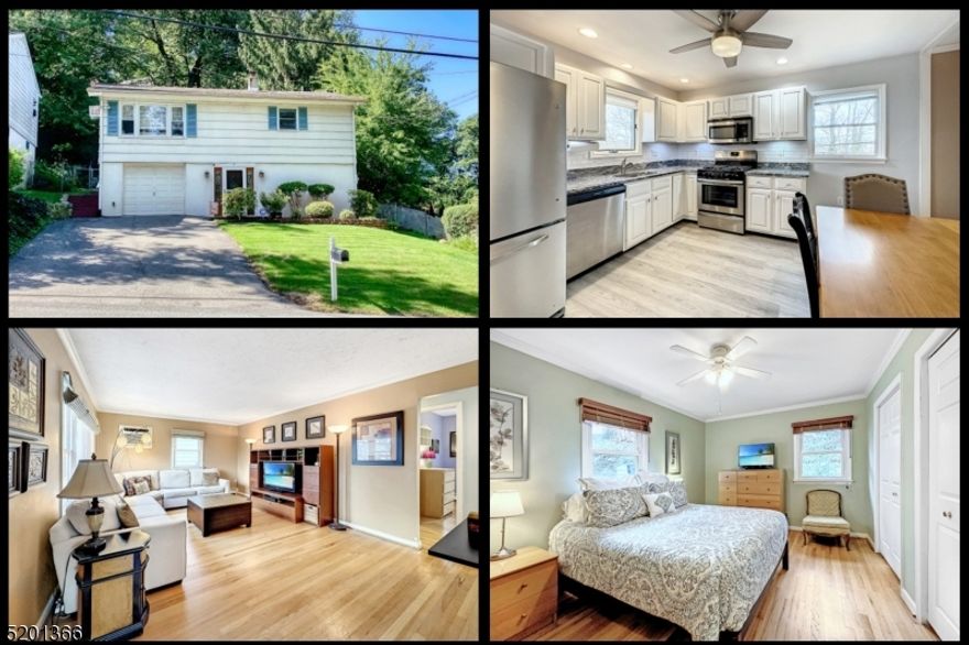 PRIME LOCATION! This IMMACULATE Move-In Ready Home is located in the Desirable Community of Indian Lake.  You will Love the Renovated Kitchen with White Wood Cabinets, Granite Counters, Tile Backsplash, Newer Stainless Steel Appliances including 5 Burner Stove with Center Griddle, and the Fabulous Custom Pantry Closet with 5 Pull-out Drawers. Other Features include Hardwood Floors, Recessed Lighting, Ceiling Fans, 6 Panel Doors, Crown Molding, Natural Gas Heat, & a Water Softener. You will Appreciate the Updated Bathrooms, Pull-Down Stairs to Attic Storage, and the Extra-Deep Garage with Lots More Storage Space. Enjoy the DECK, the Totally Fenced-In Yard, and Winter View of the Lake.  The Home's Ideal Location is just 1 Block to Shopping Center and to Beach, plus close to Fireman's Field, Parks & Playgrounds, Downtown Denville, + Bus & Trains to NYC. Optional Membership in the Indian Lake Country Club (ILCC) gives you access to 3 Beaches, Clubhouse with Bar, & Year-Round Activities. All Appliances + Window Treatments Included.  Hurry Before it is Gone!