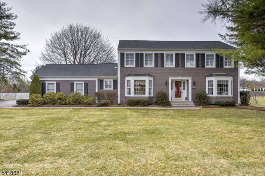 PRISTINE 4 BEDROOM, 2.1 BATH COLONIAL ON .58 ACRE!! Professionally manicured landscaping adds to the welcoming curb appeal! Inside, the spacious 25x13 Formal Living Room is ideal for gatherings, while the Family Room features a wood burning fireplace that adds warmth and character. A Formal Dining Room flows seamlessly into the beautifully updated kitchen, where sliders open to a large deck...perfect for entertaining! Custom shutters throughout. Laundry room conveniently located on first level. The finished, space-themed basement offers additional areas for recreation, work, exercise or relaxation. Step outside to your own backyard retreat featuring a SWIM SPA installed in 2021, surrounded by a wall of privacy trees for a peaceful setting. Major improvements include a ROOF AND SIDING (2019), TREX DECK (2020), and CENTRAL AIR (2023). A whole-house GENERAC generator provides added peace of mind. The 14x14 shed with electricity offers excellent storage or workshop potential. A truly move in ready property with exceptional care and upgrades throughout...this one is not to be missed.