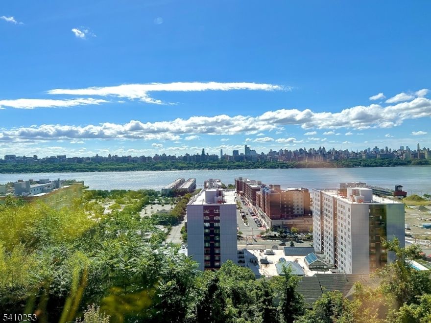 A TRUE GEM WITH STUNNING NYC VIEWS!Welcome home to this beautifully maintained first-floor apartment featuring an open floor plan and gleaming hardwood floors throughout. The spacious living and dining area flows seamlessly into a modern kitchen equipped with stainless steel appliances, including a dishwasher.This unit offers generous closet space, an updated full bathroom, and two comfortable bedrooms one featuring double closets for extra storage. Downstairs, enjoy the convenience of a private laundry room, additional storage closets, and a private side entrance leading to a shared backyard with breathtaking NYC skyline views. Patio and Barbeque area!  Water is included in the rent, and NYC transportation is easily accessible perfect for commuters.Requirements:  Good credit  Proof of income (pay stubs required)  No pets  No smoking. Available March 15th   A Must-See!