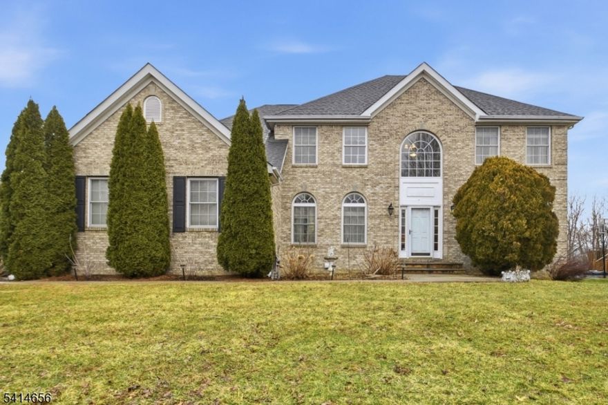 Come and see this lovely colonial in the Wyndham Farms Community in beautiful Greenwich Township. Located on a premium lot backing up to preserved land, this property has stunning views of the rolling hills of bucolic Warren County. Enter into the two story, natural light drenched foyer and immediately feel at home. This home has a fantastic layout that lends itself to entertaining with a connected formal living and dining areas. The centrally located eat-in kitchen features a center island, Corian counters, stainless steel appliances and an informal eating area which looks out onto the back yard and the stunning views. The large family room is located off of the kitchen and features high ceilings and plenty of windows to take in the views. There is a first floor office, powder room and a conveniently located laundry room to complete the first floor. Upstairs you will find the master suite with 2 walk-in closets, and an ensuite with a jacuzzi tub, 2 vanities, and a lovely tiled shower stall. 3 additional bedrooms and a hall bath complete this floor. The full, unfinished basement is primed for finishing with plumbing for an additional bathroom and a separate furnace in place for heat. Step outside to your private oasis. The fenced in backyard features an in ground Gunite pool, a newer deck, lovely rock features, gardens, and of course, the views! With easy access to 78, shopping, entertainment, and schools, this could be the one! Make your appointment today.