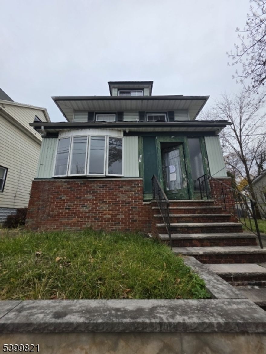 Fully Gutted, Mother/Daughter-style home in Vauxhall with approved plans for a 2-bed/1-bath layout on each floor, each including a kitchen, living, and dining room. Comes with a 2-car garage. Property needs renovation great opportunity to customize or add value. Sold as-is; buyer responsible for all inspections/municipal requirements.