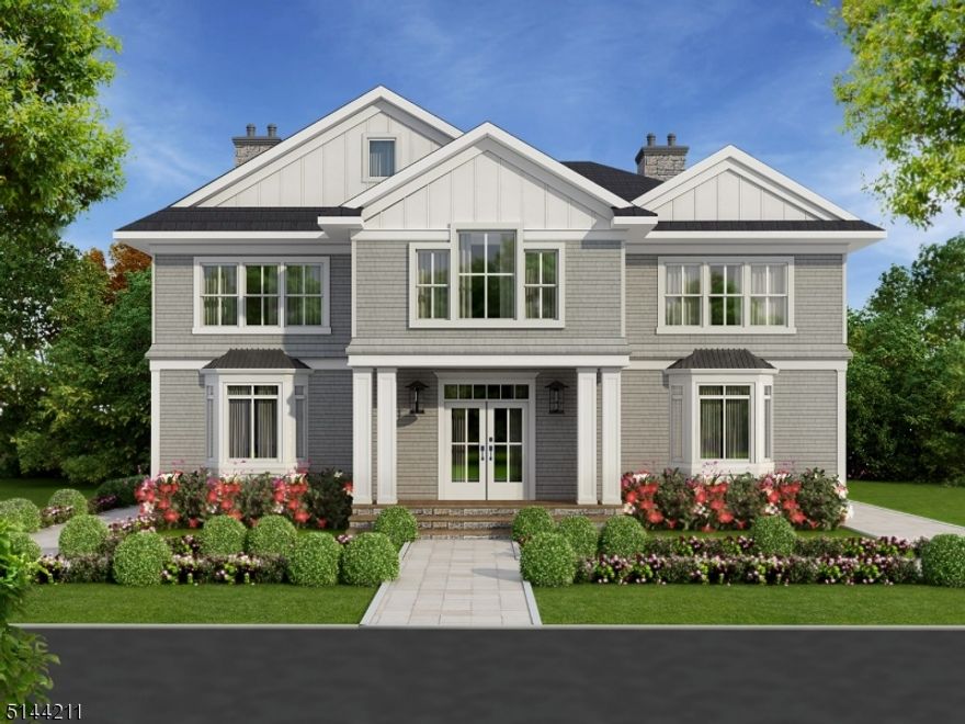 Sensational new construction located in the highly desirable "Upper Highland" section of Chatham Township. Located on an oversized lot and designed for convenience and entertainment, you have it all here with 14 rooms, 6 bedrooms, 6 and a half baths, and a three car garage. Within an easy access to coveted Southern Boulevard Elementary and the top ranked Chatham High School, this home will be a great space convenient to all that Chatham has to offer. The first floor has an entirely open concept floor plan that leads to a Chef's designer kitchen w/ oversized island and all professional grade stainless steel appliances including a 48" Wolf gas range and 48" Thermador refrigerator. The second floor boasts 4 bedrooms, two ensuite w/ walk in closets, two share a bath w/ walk in closets, and the master suite has a luxurious oversized shower, soaking tub and two walk in closets w/ custom cabinetry. The second floor also has a dedicated laundry room w/ space and cabinetry. The lower level features a recreation and gym space and a bedroom w/ full bathroom attached. The backyard features a blue stone patio overlooking the great yard. Convenient to everything including Cougar Field and NYC midtown direct train and bus, this home will please even the most discerning buyer.