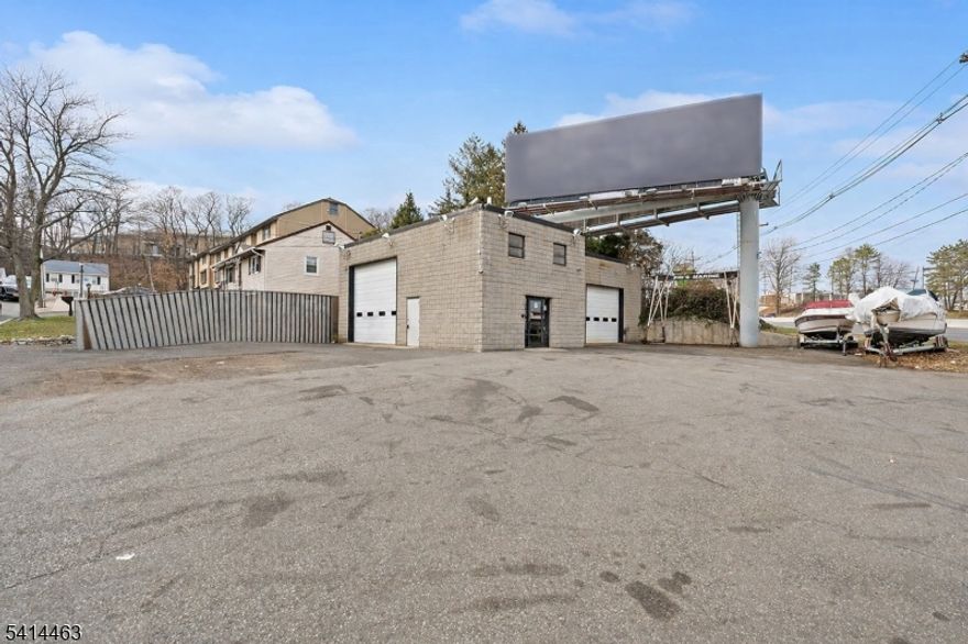 LOCATION LOCATION LOCATION! Calling all business owners and investors! This Lodi landmark is now available! Fin's Marine was built in the mid 80's and has been a family-owned boat repair shop ever since. Located on Rt 46 East just 10 Miles from NYC. This warehouse offers high ceilings, 2 massive garage doors, and an office on the 2nd floor. The unique lot offers great outdoor parking for your business needs. The impressive billboard towering over the property is owned and included in the sale for additional income when leased out.