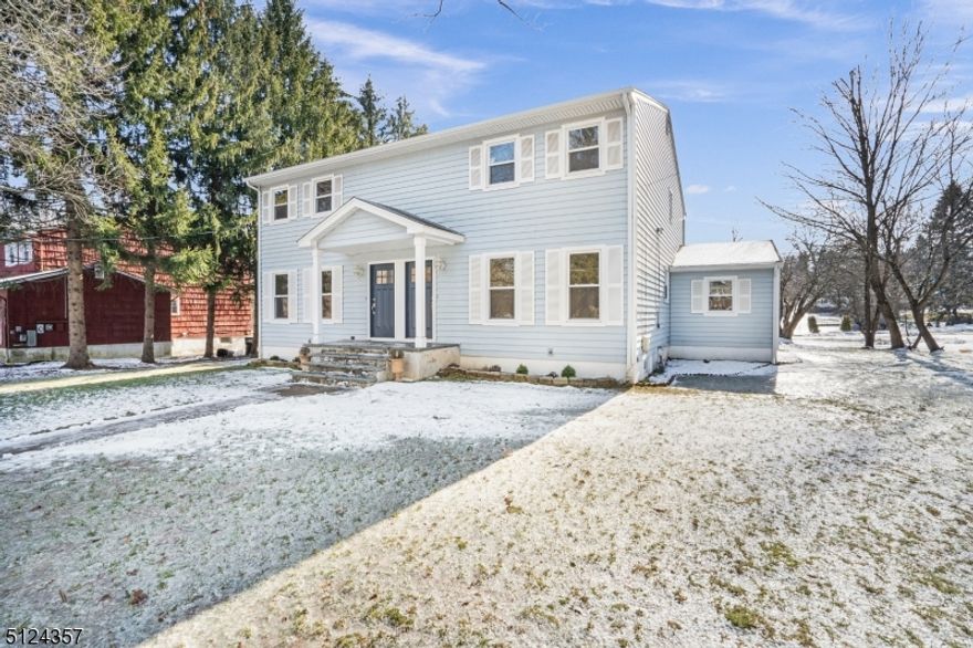 Welcome home to this spacious, private, and recently updated residence, tucked away on a quiet private street just off Tempe Wick. Inside features an inviting open-concept layout featuring a generous family room, a well-appointed kitchen with granite counter-tops and custom back-splash, and a dining area that flows seamlessly into the living space perfect for everyday living and entertaining. Sliding doors open to an expansive deck and yard overlooking the private driveway, offering both privacy and outdoor enjoyment. The upper level showcases a large primary bedroom suite with a walk-in closet and a full en-suite bath complete with double vanities and a stall shower. Two additional well-sized bedrooms and a full hall bath complete the second floor. The finished lower level offers a versatile great room, along with a dedicated laundry area, utility closet, and ample storage. Outside, enjoy a long private driveway, a spacious deck and yard, and the convenience of a private garage. Ideally located just a few minutes stroll to top rated schools, shopping, and transportation, and just a short 10-minute drive to downtown Morristown and Chester, this home offers comfort, privacy, and exceptional convenience truly the perfect place to call home.