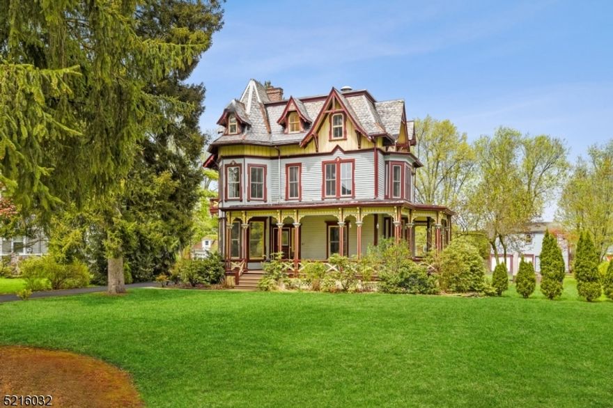 Welcome to 85 Kent Place Boulevard, a truly rare opportunity to own a stunning historic home in the heart of Summit. Built in 1868 and listed in Summit's Historic Homes Book, this one-of-a-kind home boasts many original features, including high ceilings, ornate moldings and beautiful hardwood floors. Beginning in 2015, thoughtful renovations and updates have taken this home into the modern age without sacrificing its original charm and character. Tall windows and French doors welcome tons of natural sunlight into nearly every corner. The banquet-size dining room is poised to host your loved ones at every special occasion. The EIK has been renovated to include sparkling white cabinets, center island and high-end stainless steel appliances. Each bedroom enjoys plenty of closet storage and with 8 bedrooms, this home offers the option to utilize these rooms in a way that best suits your needs and lifestyle; like an additional home office and an exercise room. Resting on a nearly two-thirds acre of beautifully landscaped property, this outdoor space is perfect for gardening, active play and al fresco dining. The original carriage house includes parking for two cars and is hooked up to high power from the main house, giving you the option to finish the 2nd floor loft into a game room, art studio or whatever your heart desires. Located in one of Summit's prime neighborhoods, top-rated schools, shopping, parks, houses of worship and NYC train are only minutes from your front door.