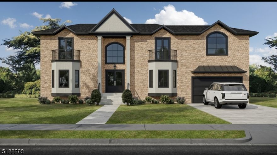 New construction in Paramus to be completed in summer of 2022 by a reputable builder in town, located on a quiet street in the center of desirable Paramus . This beautiful home, over 6000 Sq.ft  with time still for buyers to pick their favorite designs and colors. Enter to an elegant foyer with "cinderella" stair case, two story family room, a gorgeous kitchen, spacious living room and dining room and a large bedroom suite. Second floor main bedroom features a gorgeous bathroom, two closets and a nice balcony. Also on the second floor Junior suite with a bath, two other bedrooms and a bath. Basement features a home theatre, bedroom a full bath and recreation room. The home is situated on a large property with a room for a pool. Close to schools, NYC bus, major highways and Valley hospital.