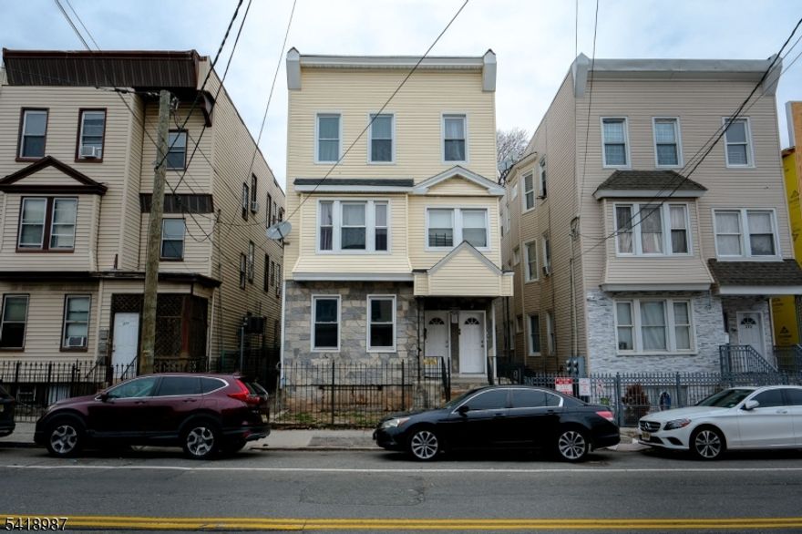 Rare opportunity in Newark?s desirable Lower Roseville. Oversized 3-family with a high-bedroom-count layout that is increasingly hard to find and highly attractive for long-term rental demand. The property offers a 5BR/2BA unit plus two 4BR units (13 bedrooms total, 4 baths), creating exceptional flexibility for investors and strong potential for market-rate income. Renovated in 2015 and maintained in great condition. Prime location near Branch Brook Park (Known for it's Beautiful Cherry Blossom Trees), public transportation, schools/colleges, shopping, and major commuter routes, supporting consistent tenant demand and retention. Flexible occupancy allows a buyer to optimize rents and cash flow from day one. As-is sale. Showings by appointment only. Please do not approach occupants.