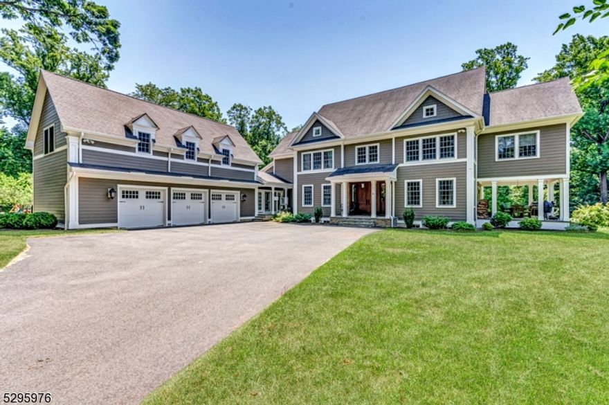 This custom built, young, 2-story home was conceived and executed with the finest materials and built dramatically over code. It's situated on a private, 1.4 acre parcel within 'Barberry Hill.' A long, private driveway reveals an oasis of a lot and this formidable residence. Upon entry, one is immersed in a warm & engaging interior of wide plank hardwoods, rich architectural trim, 9' foot ceilings and large, distinctive spaces. The kitchen features furniture quality cabinetry, a 48" Wolf Stove w/restaurant grade venting, separate fridge & freezers, a massive center island, all granite surfaces, a copper sink, a marble backsplash & a separate breakfast area. The family/great room is opposite the kitchen offering a flush hearth, dual fuel, fireplace & a coffered ceiling offering direct access to a fabulous bluestone porch. Formal dining & a huge office are on opposing sides of the grand foyer. Beyond the kitchen is a walk-in pantry & two room 'annex' - a professional baking kitchen w/separate entry. Level ll offers a gorgeous primary suite and a large, beautifully appointed bath w/heated flooring. A generous ensuite & 2 additional bedrooms are serviced by a 3rd, full bath. There's also a massive, walk-up attic. The finished, daylight basement offers 3 recreational areas, a wine cellar, a room wired for a Dolby Atmos theater and the home's mechanicals. Other features include a whole house generator, built -in speakers, hot and cold outside spigots & solar panels at the rear.