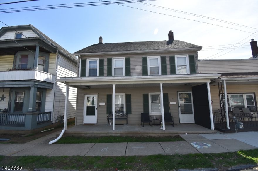 Attractive side-by-side twin homes in a convenient Phillipsburg location. This well-maintained property offers two spacious 2-bedroom units sold together with one deed and one price.Each unit features a living room, dining room, and kitchen on the main level, with two bedrooms and a full bath upstairs. Both sides include private backyards and off-street parking.Meticulously cared for and currently occupied by long-term tenants, this turnkey investment is an easy walk to town amenities and provides quick access to Route 22 for effortless commuting to New Jersey and New York City.Unit 28 has been recently updated with newer appliances, tasteful kitchen improvements, and attractive finishes throughout.