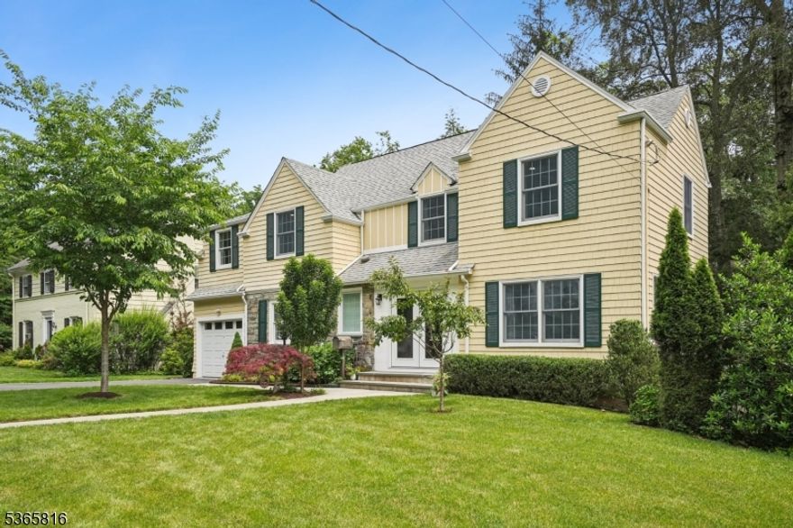 Sitting on a quiet Cul-de-Sac, this high-end home enjoys a prime spot in the desirable Glenwood neighborhood. After reconstruction and addition in 2013, this beautiful Colonial home features 5 bedrooms, 3.2 bathrooms, is thoughtfully designed, and provides the right flow for seamless indoor /outdoor entertaining. Enter the home through its elegant double foyer, spacious living room with a fireplace, dining room and sun-filled family room/ first floor bedroom, gourmet eat-in kitchen with SS appliances (Wolf and Sub-Zero). The home's 1st level also has a bedroom with a french door, which could easily serve for family room. The 2nd floor offers a master suite with sitting area, updated bathroom and walk-in closets, and 3 additional spacious bedrooms with 2 full bathrooms. Large finished lower level provides additional space for home theater /media room, gym and office with a half bath. Two zone HVAC systems with controllable automatic air refresh (i.e. exchange indoor air with outdoor fresh air) and Aprilair in-line humidifier for winter season, commercial type of Physical water softener, whole house water filter and Reverse Osmosis water filter system, generator power plug-in and switch panel complete this modern and comfortable home located just a few blocks from the top-rated Glenwood elementary school and just minutes' walk to the NJT train station.