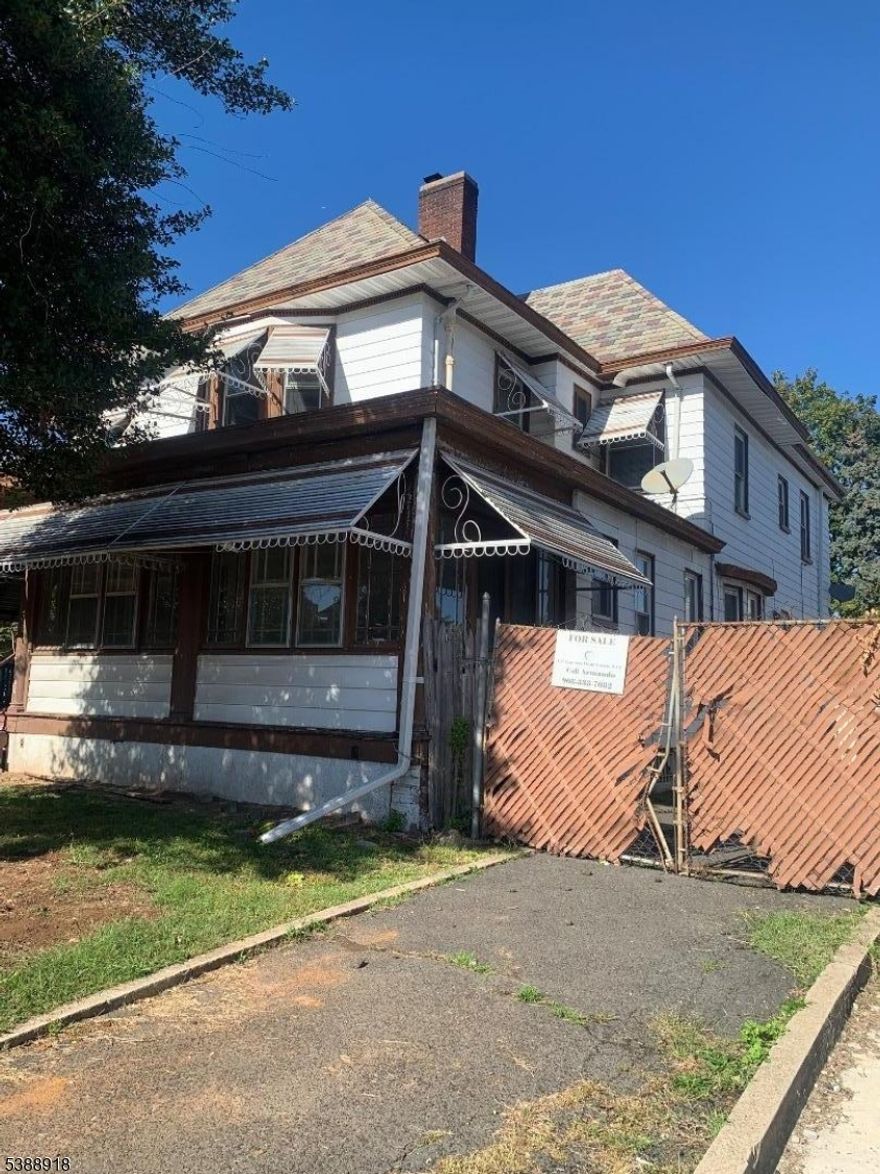 HUGE VICTORIAN HOME,WITH OLD CHARM, FEATURING 8 BEDRMS 4 BATHS ,LIVING  RM ,DINING RM,ENCLOSED PORCH WITH LONG DRIVEWAY TO PARK 7 CARS AND ONE CAR GARAGE ON .26 ACRE LOT.HOME NEEDS TLC . HOME IS BEING SOLD AS  IS.BUYER RESPONSIBLE FOR C.O. GREAT POTENTIAL FOR INVESTORS.BACK ON THE MARKET BUYER COULDN'T PERFORM, OIL TANK REMOVED,PERMITS CLOSED, HIGHEST AND BEST OFFER BY MARCH 10,2026 5pm