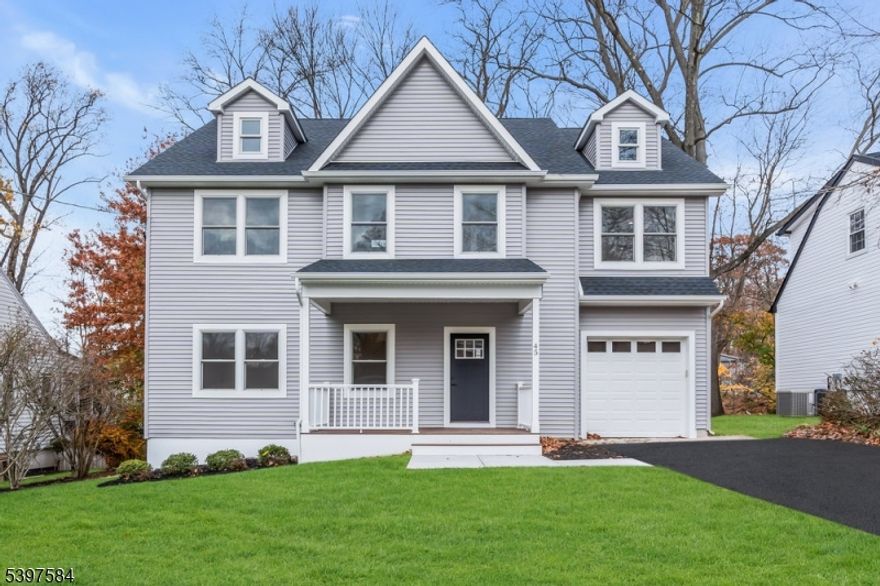 Welcome to this newly renovated 5 Bed / 4.5 Bath Colonial boasting approximately 3500 square feet of finished space situated in one of West Orange's most tranquil neighborhoods. The spacious covered porch leads into the open concept first floor including a full suite, mudroom with pantry and powder room, a fully equipped kitchen complete with a beautiful white quartz island, and sliding door with access to the private backyard. Upstairs is the conveniently located laundry room, three additional bedrooms, two full baths, and an owner's suite complete with walk-in-closet and additional en-suite bathroom. A fully finished basement provides even more versatility ideal for a media room, playroom, home gym, or ample storage. 45 Crystal Avenue is located less than 10 minutes from each of West Orange's highly rated public schools, Eagle Rock Reservation, award winning golf courses, and multiple retail centers for all your major shopping needs. The home is less than 20 miles from midtown Manhattan, making commuting easy for those looking to find a peaceful suburb with strong community values in close proximity to NYC. Homes of this caliber rarely come to market - do not miss this opportunity to own in one of Essex County's most desired towns.