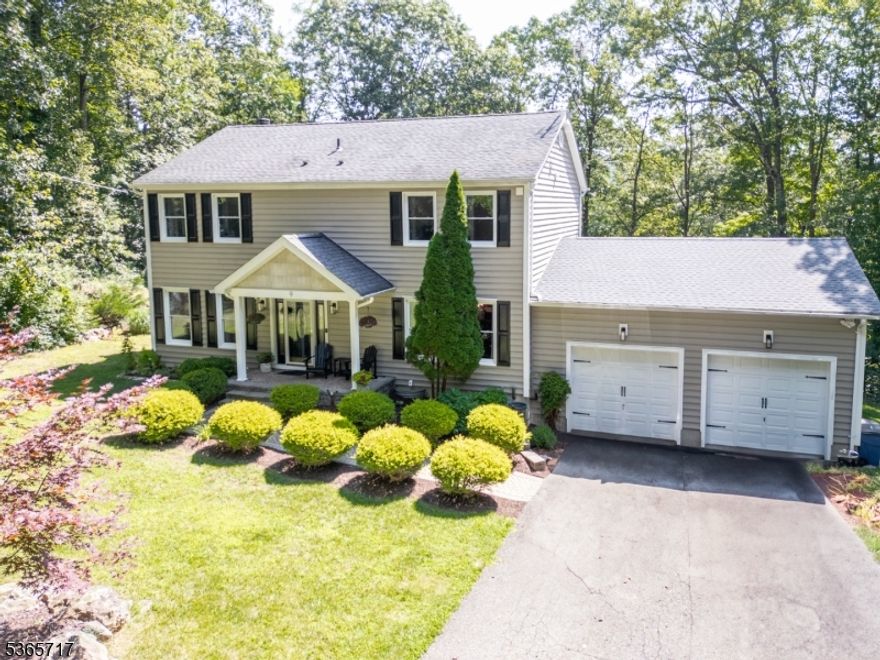 This home is located on a dead-end road in Hopatcong, NJ, providing a private setting. The exterior features a newly painted deck just off of the kitchen, a beautifully landscaped yard of 0.43 acres, and a large fenced-in above-ground pool with a wrap-around deck, offering the perfect space to enjoy the outdoors. Upon entering the home, you'll notice the hardwood floors throughout most of the first floor. Each bedroom has brand-new carpeting, and every bathroom has been thoughtfully remodeled with updated finishes. Additional features include a 2-car garage with a new roof, a full walkout basement with excellent potential for finishing, new windows throughout, and a recently upgraded 3 Bedroom Town Verified Septic system with a new Distribution Box. Smart features can be found throughout the home, such as programmable thermostats and a Bluetooth speaker/fan in each of the full bathrooms, adding convenience and modern touches. This home is move-in ready and offers a thoughtful combination of updated living spaces, a well-maintained yard, and a desirable location.