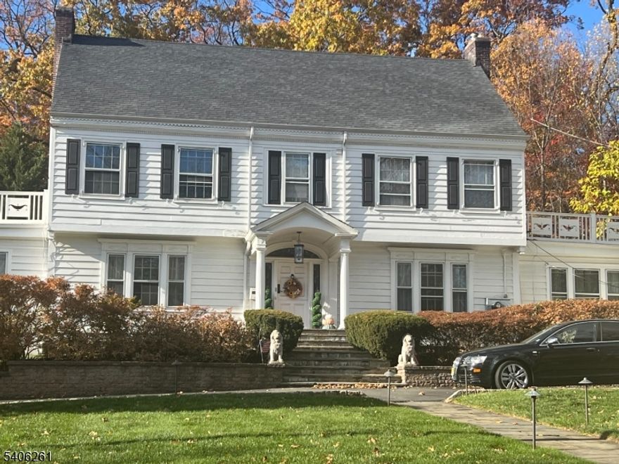 A rare offering of historic significance and modern refinement, the distinguished ?Applegate House? presents over 5,400 square feet of elegant living set on 1.33 acres of beautifully landscaped grounds overlooking Woodwild Park Reservation. Recognized on the New Jersey and National Registers of Historic Places, this exceptional residence seamlessly blends timeless architecture with thoughtfully curated upgrades.A grand foyer with a sweeping staircase sets the tone, newly installed hardwood flooring, intricate crown molding, and three fireplaces that add warmth and character throughout. The fully reimagined gourmet kitchen (2025) is a true showpiece, featuring top-of-the-line Thermador appliances, custom cabinetry, and sophisticated designer finishes.The home offers six spacious bedrooms and five baths, including two newly renovated spa-inspired bathrooms (2024) adorned with marble accents and distinctive hammered copper tub and sinks. Multiple living and entertaining spaces are enhanced by French doors and classic architectural details.Outdoors, the estate transforms into a private retreat with multiple porches and patios, expansive second-floor decks, and professionally designed landscaping with full-property estate lighting (2023). The impressive 85,000-gallon saltwater pool, complete with a new heater (2022), provides a resort-style experience.Full basement with a half bath. A separate, renovated two-bedroom guest house with a loft, A/Cr, washer/dryer.